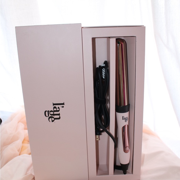 NIB L’ANGE Le Curl Titanium Curling Wand Rose Gold New In Box - Picture 2 of 9